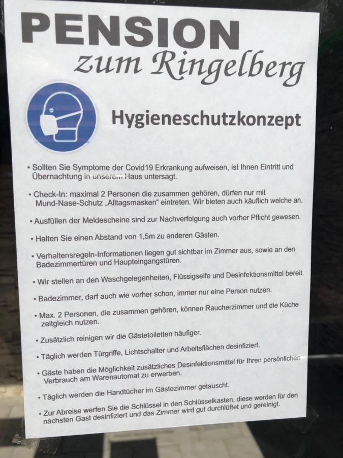 Pension zum Ringelberg Erfurt Exterior foto
